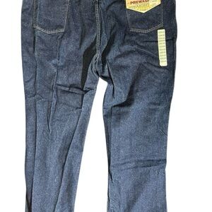 NWT Wrangler Rustler Straight Leg Jeans 50x30 100% Cotton Big & Tall USA